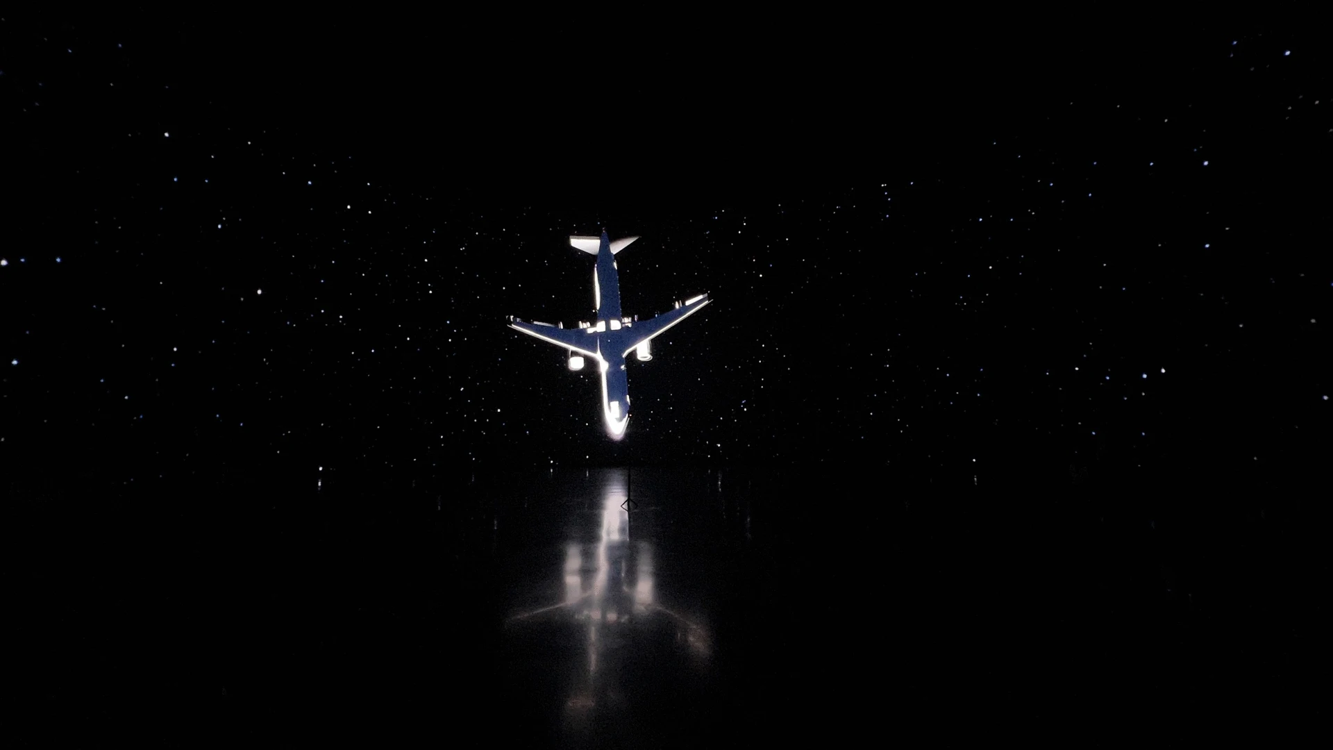 MISSING SIGNALS 星空飞机场景